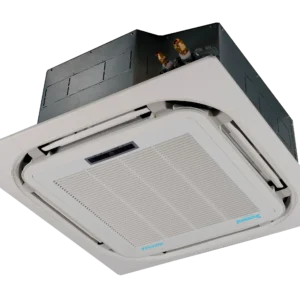 Sistema tipo cassette UMATCH inverter marca Drummond de 2 toneladas frío/calor, R410A, 220/1/60